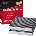 Puroma Cabin Air Filter with Activated Carbon, Replacement for CP134, CF10134, Honda & Acura, Civic, CR-V, Odyssey, CSX, ILX, MDX, RDX, AT134 (2 pc)