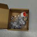 2 PACK Countertop Water Filter Diverter Valve with Barb Connector, Faucet Diverter Adapter for 6mm, Tubing or Hose, Compatible with Standard Kitchen Faucets(6mm Barb)