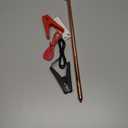 Electric Fence Wire - Grounding Rod, Connect The Energizer and Electric Fence Charger Solar Powered, Solar Electric Fence Lead Wire with Alligator Clip, for Generator Electric Fence