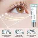 Temporary Tightener Eye Cream-Instantly Reduces Under- Bags, Dark Circles & Wrinkles, Anti-Aging with Retinol & Hyaluronic Acid, Under Eye Creams Suit unisex Firm Smooth firming Non-Greasy-5AAAAA
