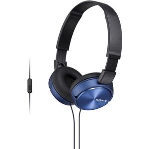 Sony MDR-ZX310AP ZX Series Wired On Ear Headphones with mic, Blue