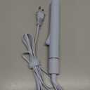 Ceramic 3/4 Inch Mini Curling Iron for Short Hair, Small Hair Curler Iron for Travel, Dual Voltage Curling Wand for Worldwide Trip(Baby Blue)