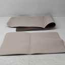 DEXI Kitchen Floor Mats Cushioned Anti Fatigue,17x29+17x59, Standing Runner Rug Waterproof, Comfort Memory Foam Padded for Front Sink Laundry Set of 2, Ivory