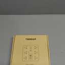 TESSAN Black Surge Protector Power Strip, Flat Plug Extension Cord 5 FT with 6 Outlets 3 USB Charger (1 USB C), 1700J Protection Multiple Outlets Charging Station for Home, Office, College Dorm Room