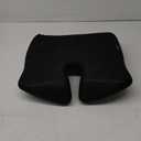 Cushion Lab Patented Pressure Relief Seat Cushion for Long Sitting Hours on Office & Home Chair - Extra-Dense Memory Foam for Soft Support. Car Pad for Hip, Tailbone, Coccyx, Sciatica - Black