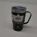 Manna™ Cozy™ Stainless Steel Mug - Black Checkers