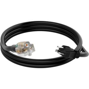 NEMA 6-20P to 6-15R / 6-20R Extension Cord 10FT, 12 Gauge Heavy Duty Durable Power Cable, T-Blade Cord with LED Indicator for Indoor/Outdoor, 20 Amp, 250Volt, 12/3 AWG, ETL Listed