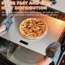 Pizza Steel for Oven & Grill 22"x16"x0.25'' Baking Steel Original Baking Steel for Pizza & Bread Fast Heating Indoor & Outdoor Use Heavy-Duty Pizza Baking for Home Cooks & Pizza Lovers