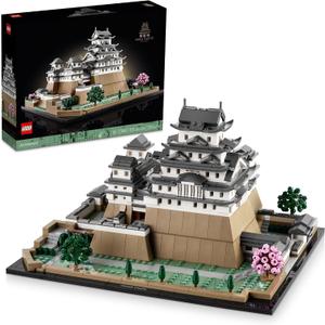 LEGO Architecture Landmarks Collection: Himeji Castle 21060 Building Set, Build & Display this Collectible Model for Adults, Fun Gift for Lovers of Japan, Famous Japanese Buildings, 
Build and display – Measuring over 7.5 in. (19 cm) high, 12.5 in. (32 cm) wide and 10.5 in. (27 cm) deep