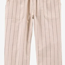Children's Pants Carter's, Color: Beige With Black Stripes. Soft And Comfortable, Perfect For Active Play. Elastic Waistband And Stylish Striped Design.Size 3T/3A 