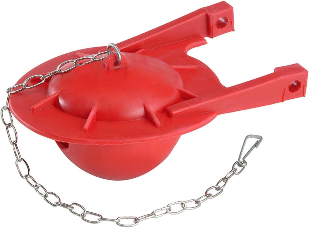 Korky 2021BP G-Max Flapper For TOTO Toilet Repairs - Large 3-Inch Flapper - Easy to Install - Made in USA (Red)