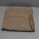 MIULEE Decorative Linen Check Throw Pillow Covers Neutral Farmhouse Vintage Pillow Covers 20x20 Set of 2 Boho Modern Winter Home Decor for Sofa Couch Bedroom Cushion Light Brown