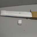 No Drill Cordless Light Filtering Cellular Shades White, 54" W x 48" H