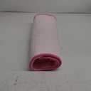 OLANLY Bathroom Rug Set 2 Piece, Soft Absorbent Microfiber Bath Rug Set, Non-Slip, Machine Wash Dry, Plush Shaggy Bath Mats for Bathroom (30"x20"+24"x16", Pink)