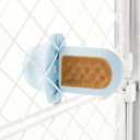 Diggs Groov Crate Training Aid for Puppies and Nervous Dogs Calming Lick Mat for Crate Training & Separation Puppy Enrichment Toy with Freezer Shell BPA-Free (Ice)
