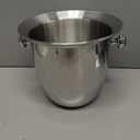 Ice Bucket, Large Ice Bucket for Parties, 5L Portable Stainless Steel Wine Buckets with Handle for Champagne, Beer, Cocktails, Indoor, Outdoor, Camping, Picnic(Silver)