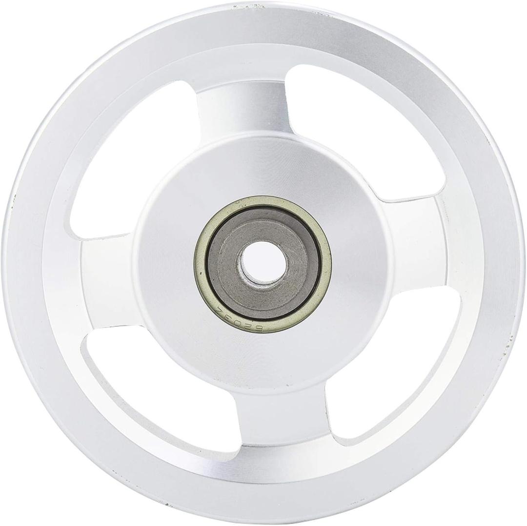 Yosoo Health Gear Fitness Pulley Wheel, Universal Aluminum Alloy Bearing Pulley Wheel Gym Diameter 90mm&115mm for Exercise Strength Training Accessory