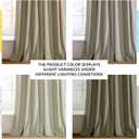 HPD Half Price Drapes Signature Velvet Thermal Blackout Curtains for Living Room 84 Inch Long (1 Panel) Rod Pocket Insulated Blackout Curtains for Bedroom Window Curtains, 100W x 84L, Cool Beige