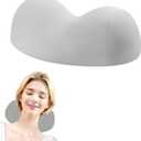 Small Cervical Neck Pillow,Dual-Ball Neck Pain Pressure Relief Pillow,Premium Memory Foam Ergonomic Cervical Contour Support Pillows,Neck Shoulder Relaxer,Soft Smooth Washable Pillowcase,Light Grey