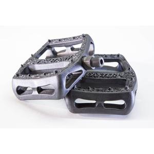 Eastern Bikes Facet Bike Pedals 9/16" - High Grip, Fiber-Reinforced Plastic & Chromoly Axle, for BMX, MTB & Kids Bikes - Multiple Colors