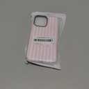 Magnetic for iPhone 14 Pro Max Case Cute Stripes Phone Case, Shockproof Slim TPU and Hard PC Protective Phone Cover Compatible with MagSafe Designed for Women Girls, Pink and White