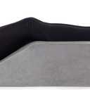 Leg Elevation Pillow - Memory Foam Leg Elevating Pillow | Leg Rest Wedge - Leg Pillow Elevation Blood Circulation | Relieves and Recovers Foot & Ankle Injuries | Foot Elevation Pillows for Swelling (Gray)