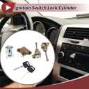 No.6905702130/6905102090/69051-02090 Ignition Lock Cylinder for Toyota Corolla 1.8L L4 2003-2008 Ignition Switch Cylinder Lock without Chip 1 Set