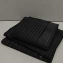 Abdominal Binder for Men & Women – Post Surgery Belly Band Adjustable Compression Wrap Belly Binder Abdomen Hernia Support Belt (L, Black)