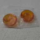 3" Turn Signal Lens Bullet Turn Signal Light Lenses Covers, Motorcyle Turn Signal Indicator Light Lens Cover Caps, Compatible with Yamaha V-Star 1100 650, Amber Lens