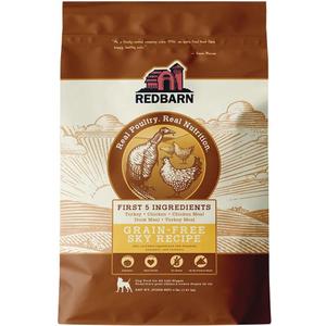 Redbarn Grain-Free Adult Dry Dog Food Kibble - Sky Chicken Recipe - Made in USA No Grains Recipe with Functional Ingredients to Support Healthy Heart, Skin, Coat, Immunity & Digestion - 4lb (EXP 09/18/26)