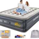 InnoTruth Air Mattress Queen with Built in Pump, Inflatable Mattress Blow up Mattress, Family Choice Award Winner, 18" Colchones Inflables Foldable Air Bed for Guest & Home, Ideal for Camping, 650lbs