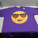 Funny Easy Vampire Face Emoticon T-Shirt XL