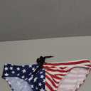 PINKY SENSON Men's American Flag Patriotic Swimwear Fourth of July Stars & Stripes Swim Briefs, XL