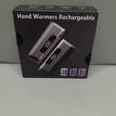 Hand Warmers Rechargeable 2 Pack - Magnetic Electric Hand Warmers 10000mAh, AI Temp Control, Up to 131℉, Reusable Battery Operated Pocket Heater with Digital Display for Raynauds, Hunting, Golf