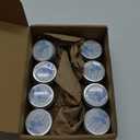 24 Pcs Blue Bow Jar Candles Bulk Baby Shower Favors for Guests Scented Candles with Lid Rustic Tea Light Candle Gender Reveal Wedding Thank You Gifts (1.2Oz, Blue)