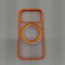 TORRAS Upgrade 360 Magnetic Stand for iPhone 17 PRO Case with Camera Control Button, Fit for MagSafe, Mil-Grade Protection, Slim Soft Edge Translucent Back for iPhone 17Pro 6.3 inch, Orange