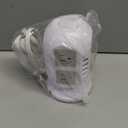 Tower Surge Protector Power Strip 10 ft, Long Flat Extension Cord with Multiple Outlets, 8 AC Outlets with 4 USB Ports, 1 Built-in USB Cable, Charging Station with Surge Protection, for Home Office (Grey)