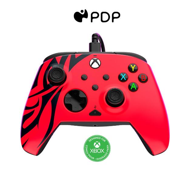 PDP REMATCH Advanced Wired Controller: Spirit Red For Xbox Series X|S, Xbox One, & Windows 10/11 PC