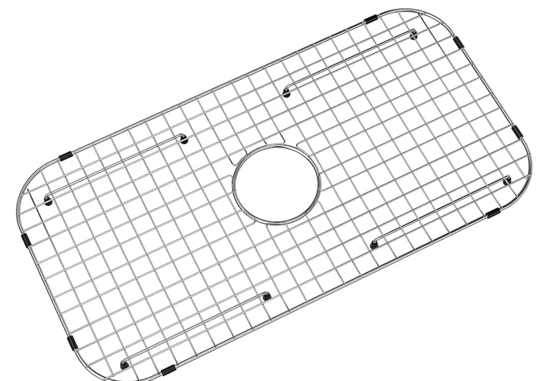 LKOBG2915SS Stainless Steel Bottom Grid,for specific Elkay sink bowls 27-1/2" x 13-1/2" x 1-1/4"Sink Grid,Sink Rack for Bottom of Sink,Kitchen Sink Grid,Sink Protector,Sink Bottom Grid