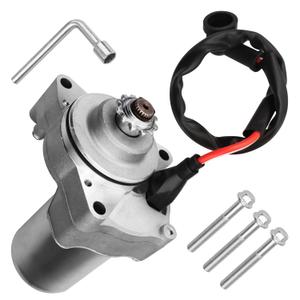 3 Bolt Starter Motor with Line for 50cc 70cc 90cc 110cc 125cc Tao Tao Coolster Apollo Kazuma Sunl SSR Dune Buggy Chinese Quad Kids ATV Four Wheeler Go Kart Dirt Pit Bike 4 Stroke Engine Parts