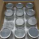 12 Pack 32 OZ Glass Food Storage Jars with Separable Airtight Lids, Wide Mouth Mason Jars for Pickling, Fermentation, Canning, Microwave & Dishwasher Safe