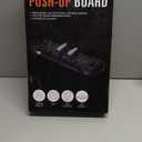 HOTWAVE Push Up Board Fitness, Portable Foldable 20 in 1 Push Up Bar at Home Gym, Pushup Handles for Floor. Professional Strength Training Equipment For Man and Women,Patent Pending (Black)