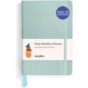 Anecdote 2025 Planner: A Monthly, Weekly & Daily Planner 2025-2026 for Planning Your Success - A5 Size Hardcover Start Anytime and Achieve your Goals. - Dutch Blue (A5 (5.8'' x 8.3''))