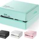 Battery Operated Electric Letter Opener - Letter Openers Envelope Slitter, Envelope Opener, Mail Opener, Universal Envelope Efficient Letter Opener Tool for Office, Home (Mint Green)