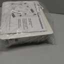 in-Wall TV Box with Flange for Home Theater Installation, 11.9" x 8.4" Cord Hider for Wall Mounted TV, with 2 Outlets, Cable Bracket, LV Cable & 1-1/2" ENT Entrance, Ideal for New or Retrofit Job (White)