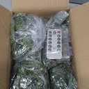 Cedar Christmas Garland with Lights for Mantle - Decorations 6 ft Realistic Lighted Faux Pine Garlands for Xmas Home Decoration Indoor Stairs Railing Fireplace Outdoor 6ft Prelit Garland Door Decor