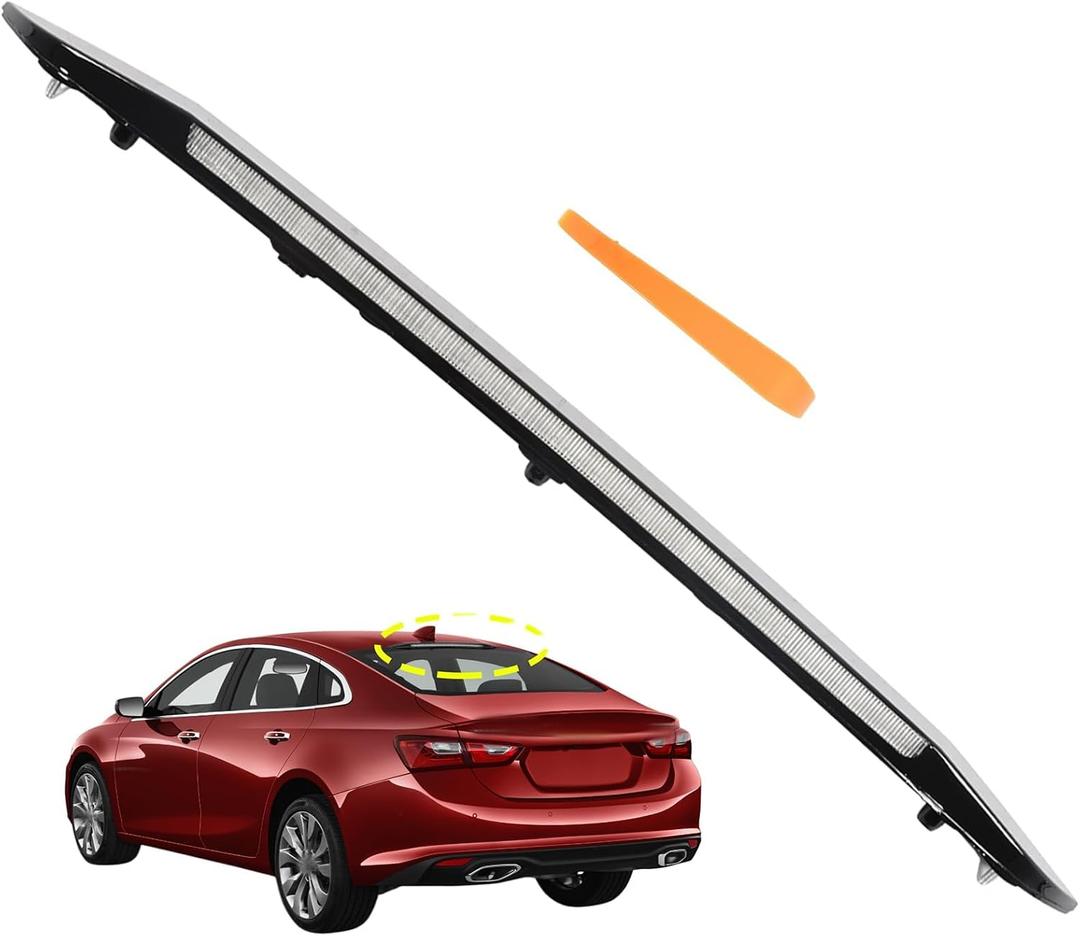 3rd Third Brake Light Assembly Compatible with Malibu 2016-2025 | Rear High Mount Center Stop Lamp Replace 42795725