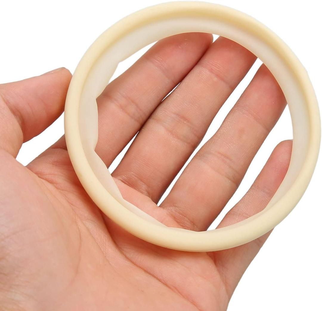 US White 10 Pcs O Shape Disposable Lip and Cheek Rubber Mouth Opener Latex Oral Rubber Dam Intraoral Cheek for Retractor