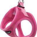 Bark Appeal Hot Pink Step-in Dog Harness for 2X-Large to 3X-Large Sized Pets – Updated Sizing, Re-Measuring is Essential – Soft Vest Harness – Anti-Choke with Adjustable Strap & Heavy Duty Clip – XXXL