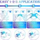 Nose Strips for Breathing, Nasal Strips 80 Count, Snoring Relief, Nasal Congestion Relief due to Colds & Allergies, Reduces Nasal Snoring caused by Nasal Congestion, Drug-Free, Opens Your Nose